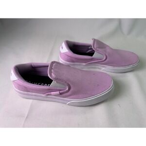 Adidas Kurin Slip On Womens Sz 7.5 NWT Lavender Purple Canvas Skate Shoes H04972